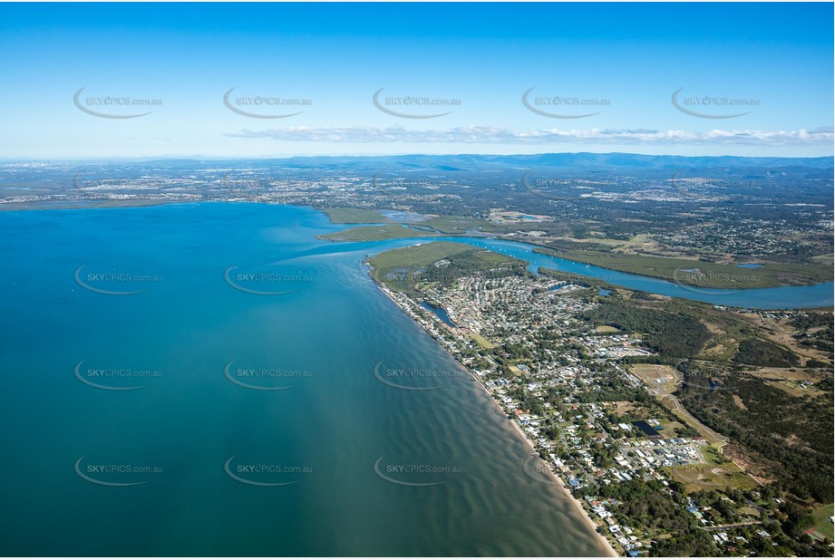 High Altitude Aerial Photo Beachmere QLD Aerial Photography