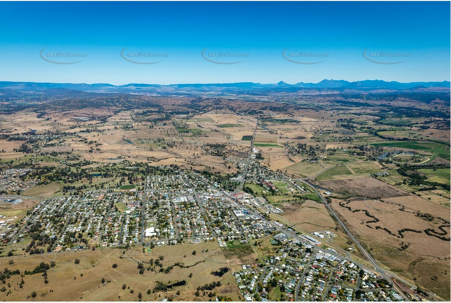 High Altitude Aerial Photo Beaudesert QLD Aerial Photography