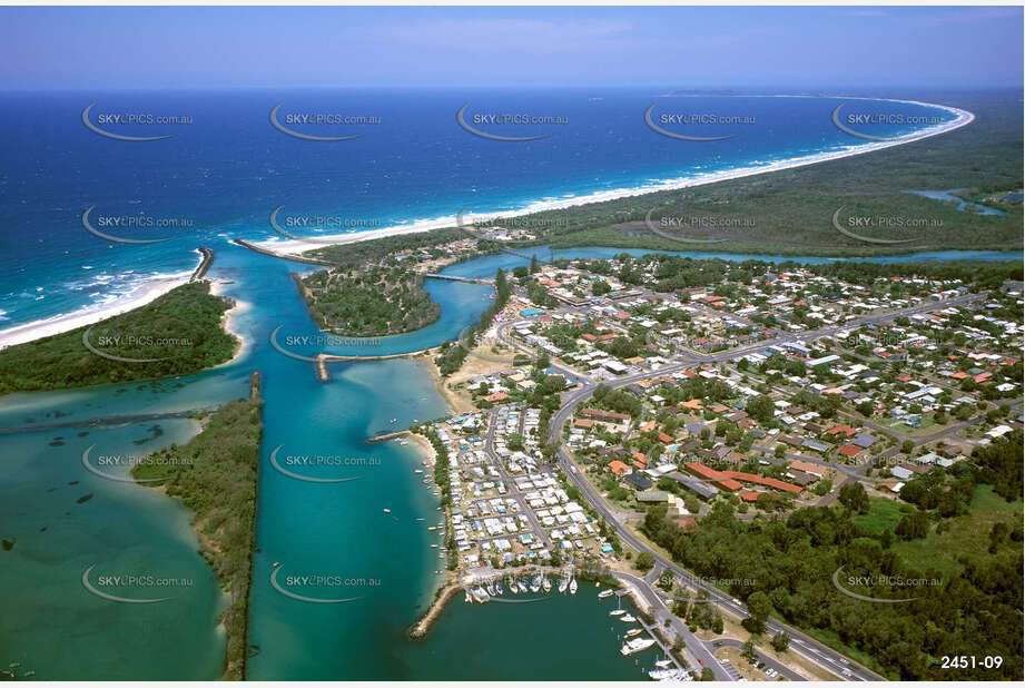 Aerial Photo Brunswick Heads NSW Aerial Photography