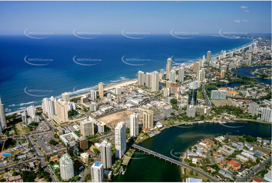 Historic Aerial Photo Surfers Paradise QLD Aerial Photography