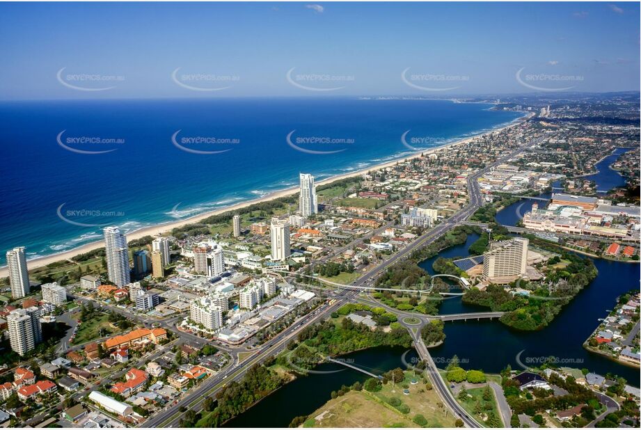 Historic Aerial Photo Broadbeach QLD Aerial Photography