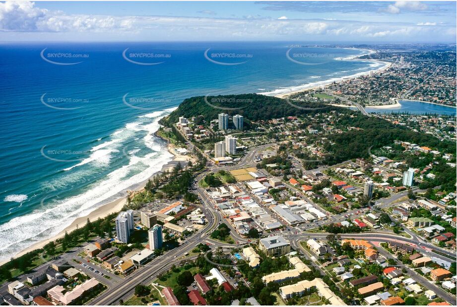 Historic Aerial Photo Burleigh Heads QLD Aerial Photography