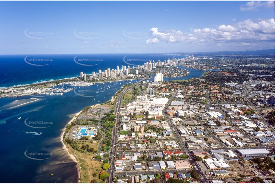 Historic Aerial Photo Southport QLD Aerial Photography