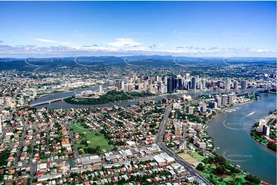 Historic Aerial Photo Kangaroo Point QLD Aerial Photography