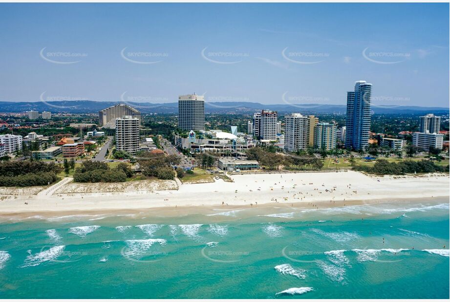 Historic Aerial Photo Broadbeach QLD Aerial Photography