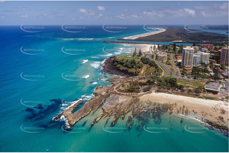 Historic Aerial Photo Coolangatta QLD Aerial Photography