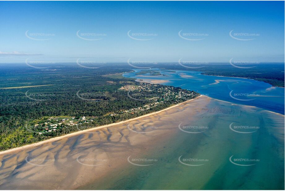 Historic Aerial Photo Burrum Heads QLD Aerial Photography