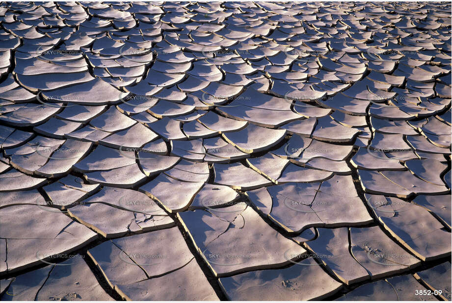 Mud Cake Aerial Photography