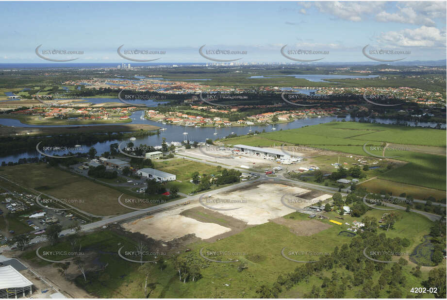 Coomera Marine Precinct Under Construction 2003 QLD Aerial Photography