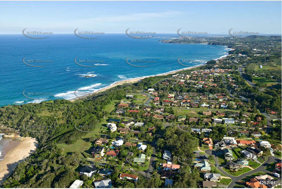 Aerial Photo Sapphire Beach NSW Aerial Photography