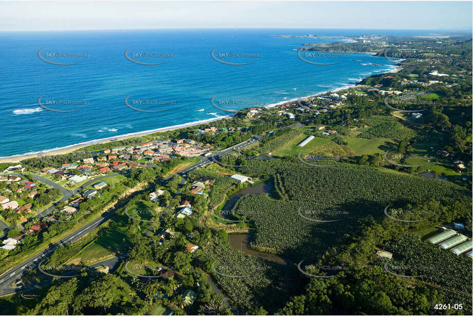 Aerial Photo Sapphire Beach NSW Aerial Photography