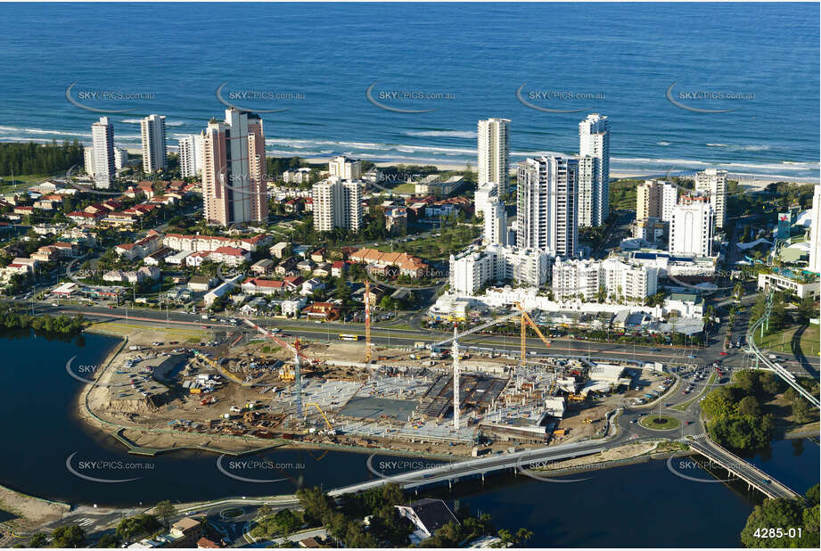 Gold Coast Convention Centre Under Construction QLD Aerial Photography