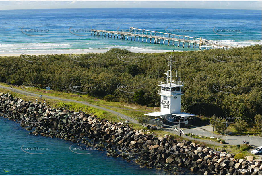 The Gold Coast Seaway & Wavebreak Island 2003 Aerial Photography