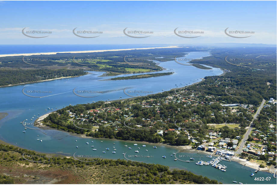 Aerial Photo Lemon Tree Passage NSW Aerial Photography