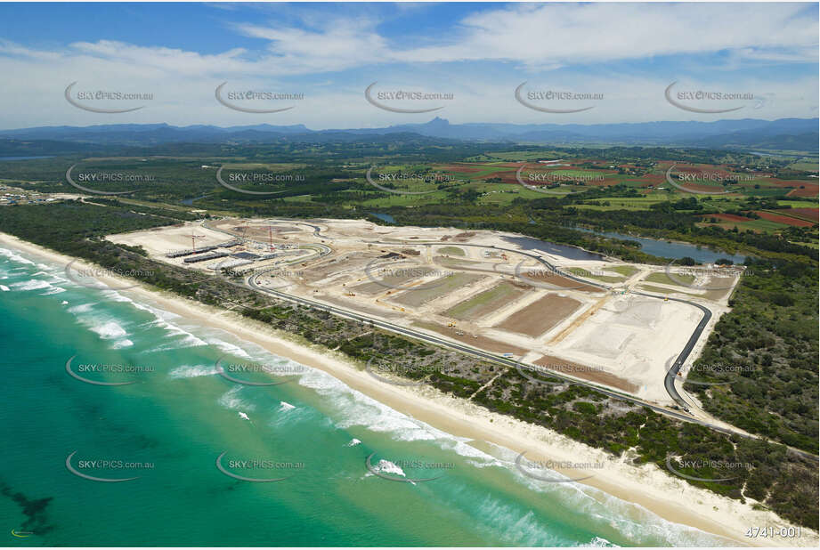 Salt Village Construction Kingscliff NSW - Circa 2003 NSW Aerial Photography