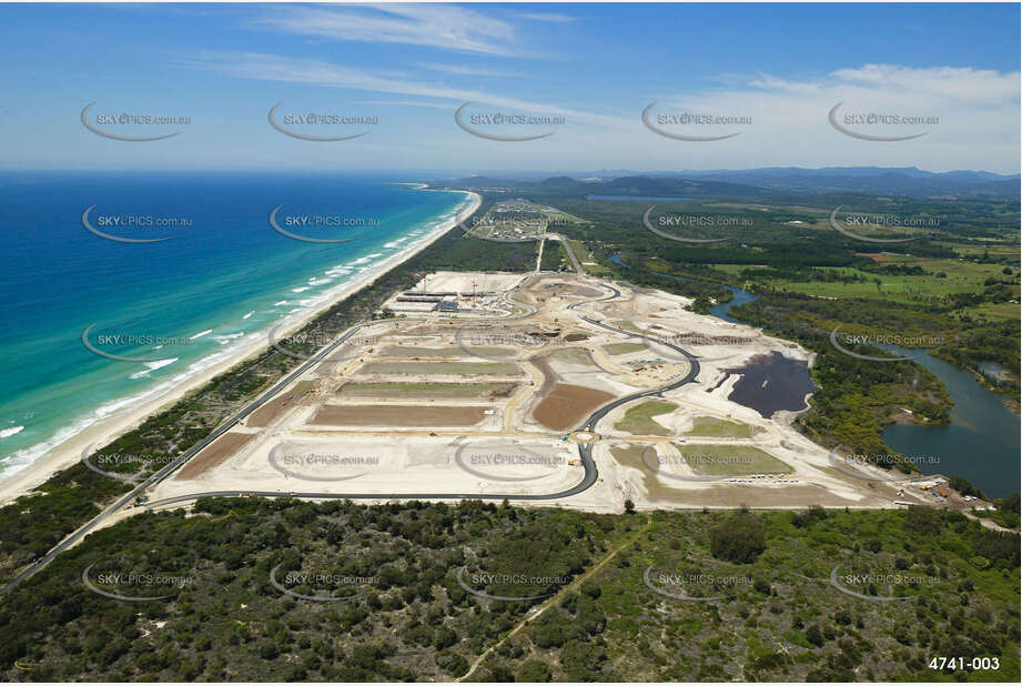 Salt Village Construction Kingscliff NSW - Circa 2003 NSW Aerial Photography