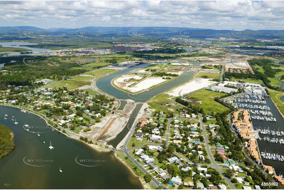 Hope Island Gold Coast - Circa 2004 QLD Aerial Photography