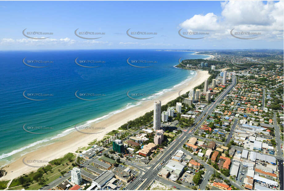 Aerial Photo Burleigh Heads QLD Aerial Photography