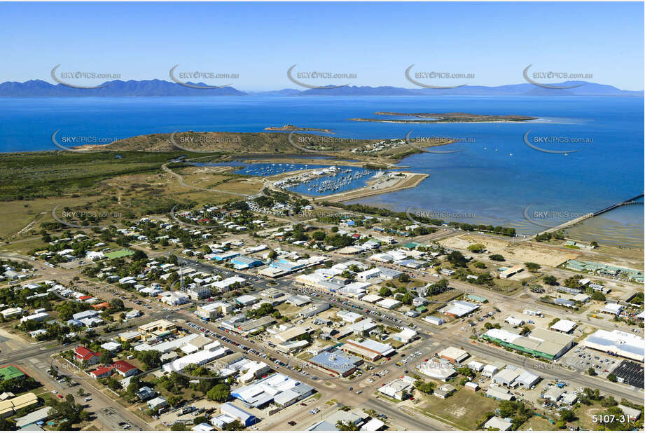 Aerial Photo Bowen CBD Area Aerial Photography