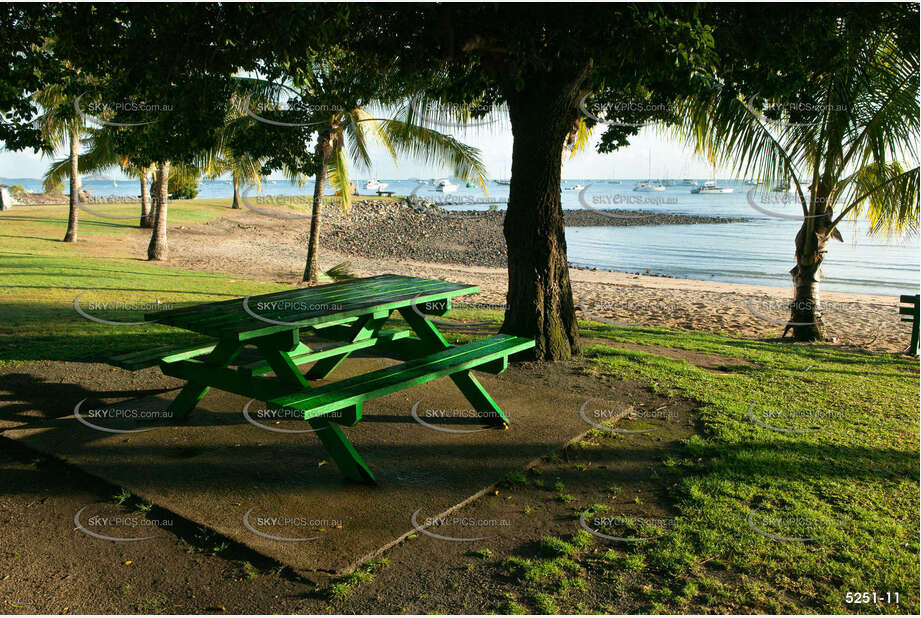 Park Beach at Airlie Beach QLD Aerial Photography