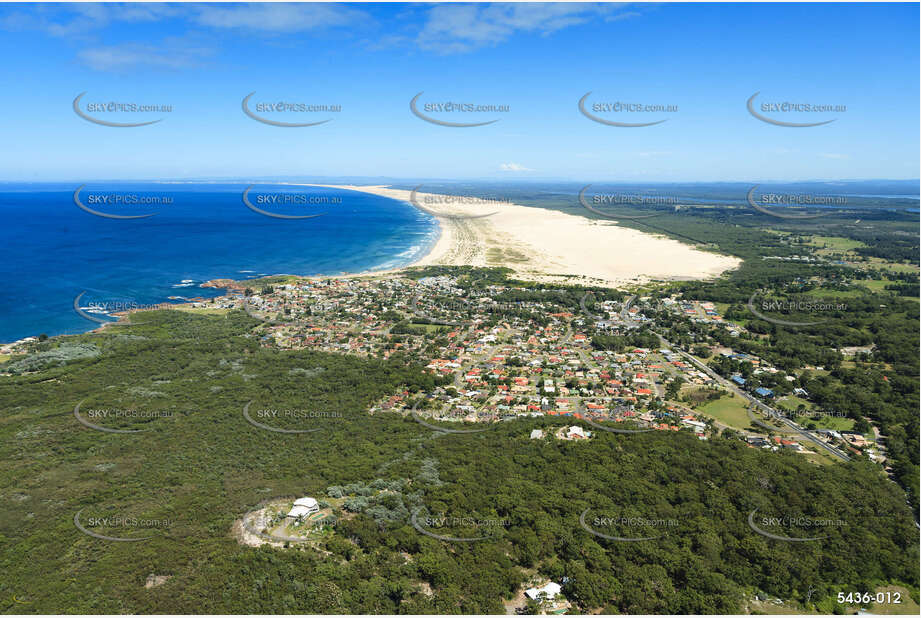 Aerial Photo Anna Bay NSW Aerial Photography