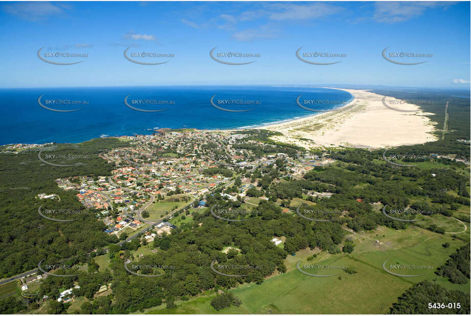 Aerial Photo Anna Bay NSW Aerial Photography