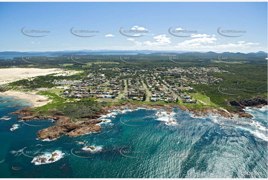 Aerial Photo Anna Bay NSW Aerial Photography