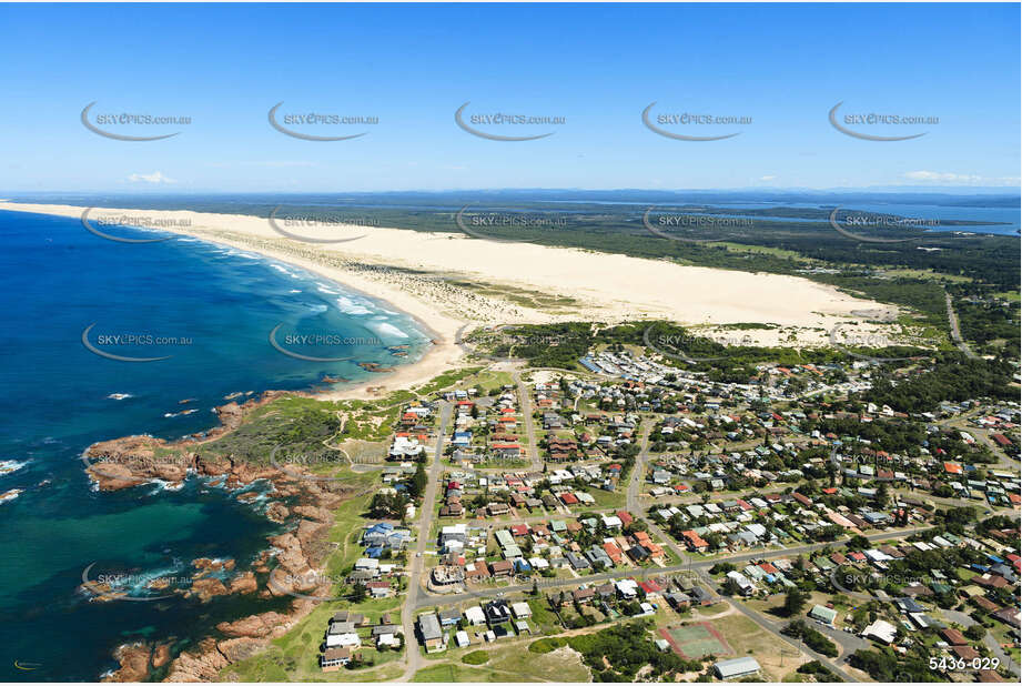 Aerial Photo Anna Bay NSW Aerial Photography