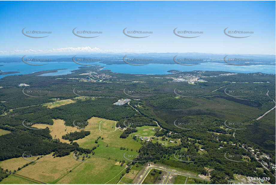 Aerial Photo One Mile Beach NSW Aerial Photography