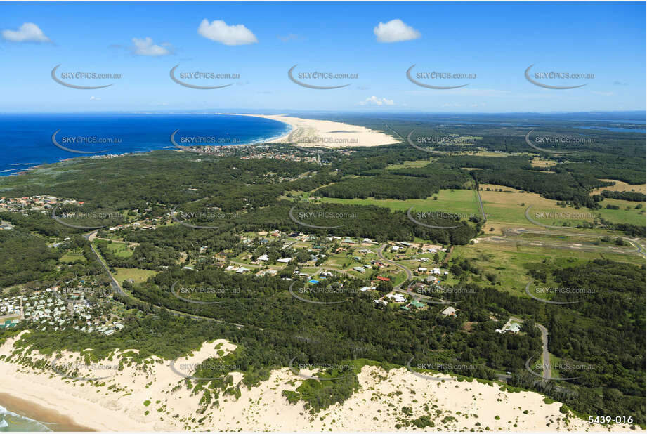 Aerial Photo One Mile Beach NSW Aerial Photography