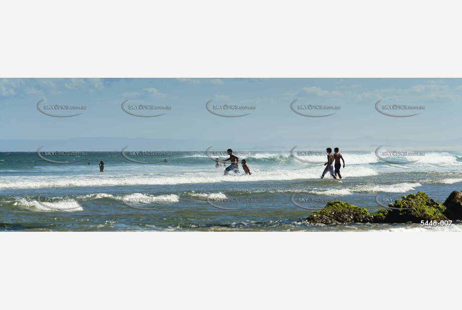 Swimming In The Surf NSW Aerial Photography