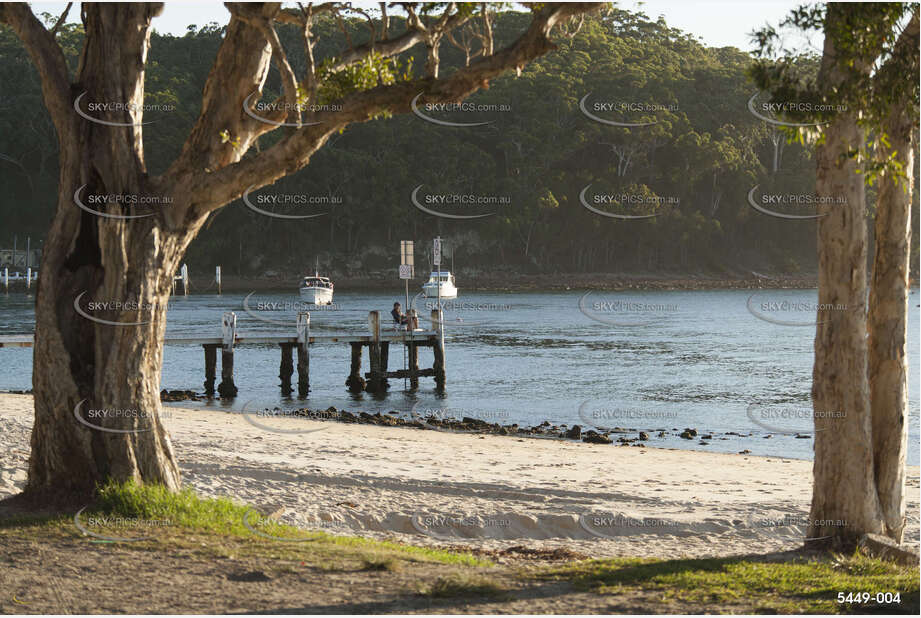 Afternoon fishing at Little Nelson Bay NSW Aerial Photography