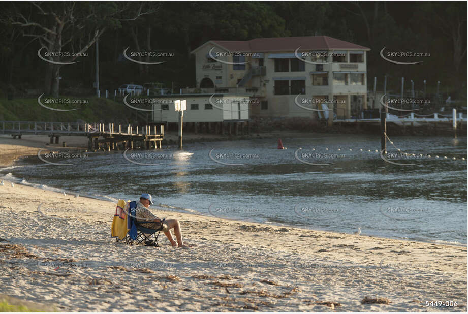 Relax at Little Nelson Bay NSW Aerial Photography