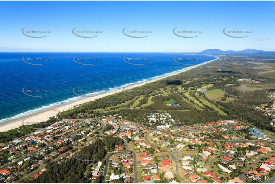 Aerial Photo Hibbard Area Port Macquarie NSW Aerial Photography