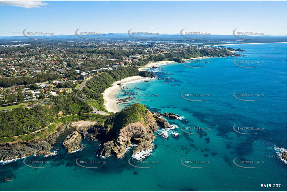 Aerial Photo Hibbard Area Port Macquarie NSW Aerial Photography