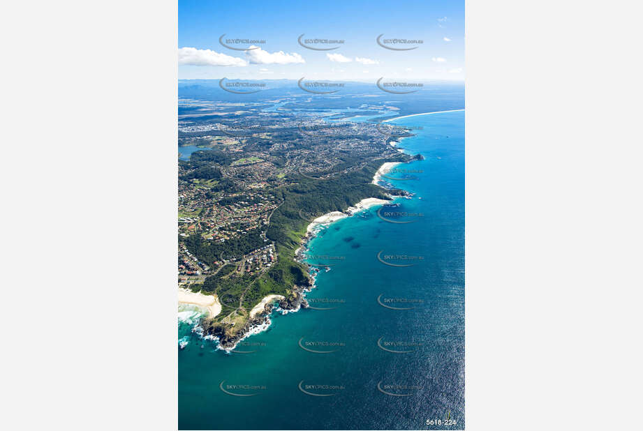 Aerial Photo Hibbard Area Port Macquarie NSW Aerial Photography
