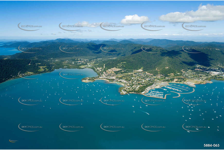 Aerial Photo Airlie Beach QLD Aerial Photography