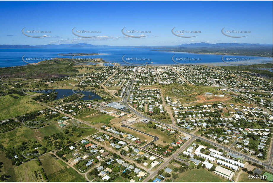 Aerial Photo Bowen CBD Area Aerial Photography