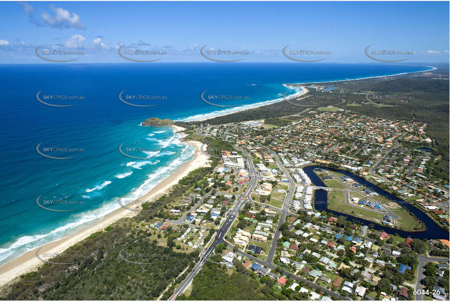 Aerial Photo Cabarita Beach / Bogangar NSW Aerial Photography