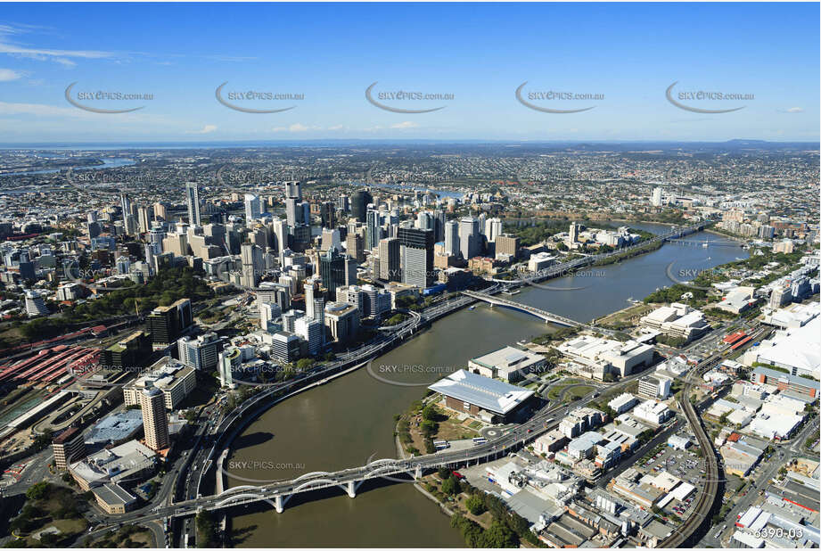 Aerial Photo Brisbane CBD QLD Aerial Photography