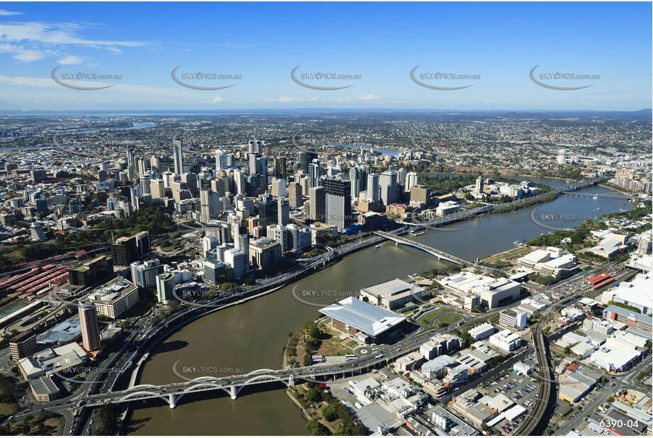 Aerial Photo Brisbane CBD QLD Aerial Photography