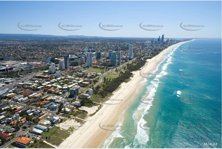 Aerial Photo Mermaid Beach QLD Aerial Photography