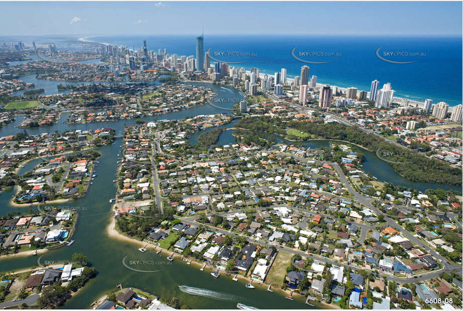 Aerial Photo Broadbeach Waters QLD Aerial Photography