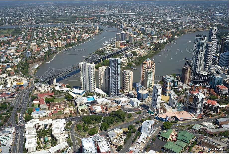 Aerial Photo Brisbane CBD QLD Aerial Photography