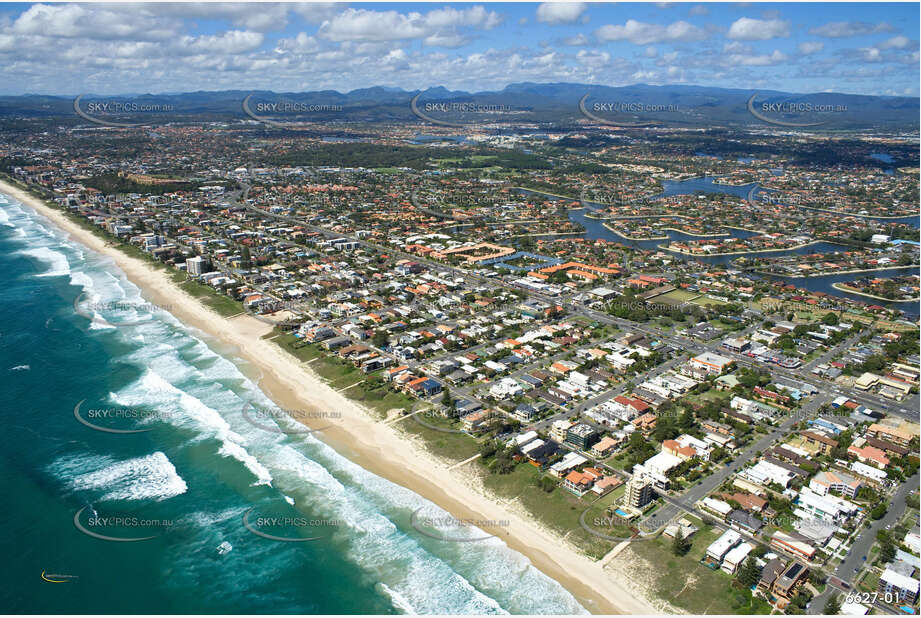 Aerial Photo Mermaid Beach QLD Aerial Photography