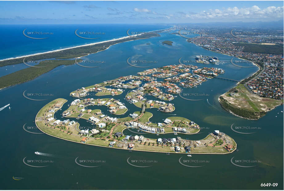 Aerial Photo Sovereign Island QLD Aerial Photography