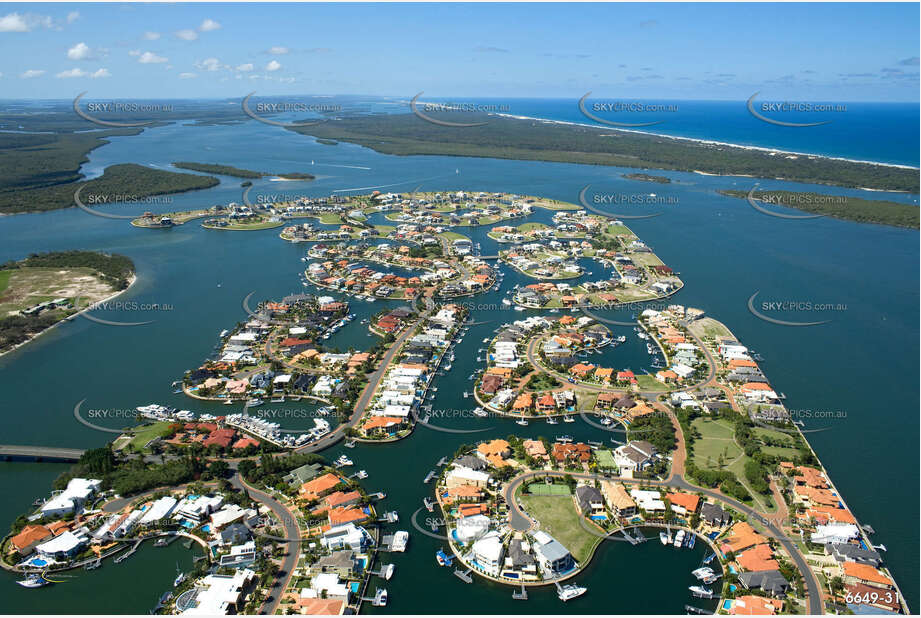 Aerial Photo Sovereign Island QLD Aerial Photography