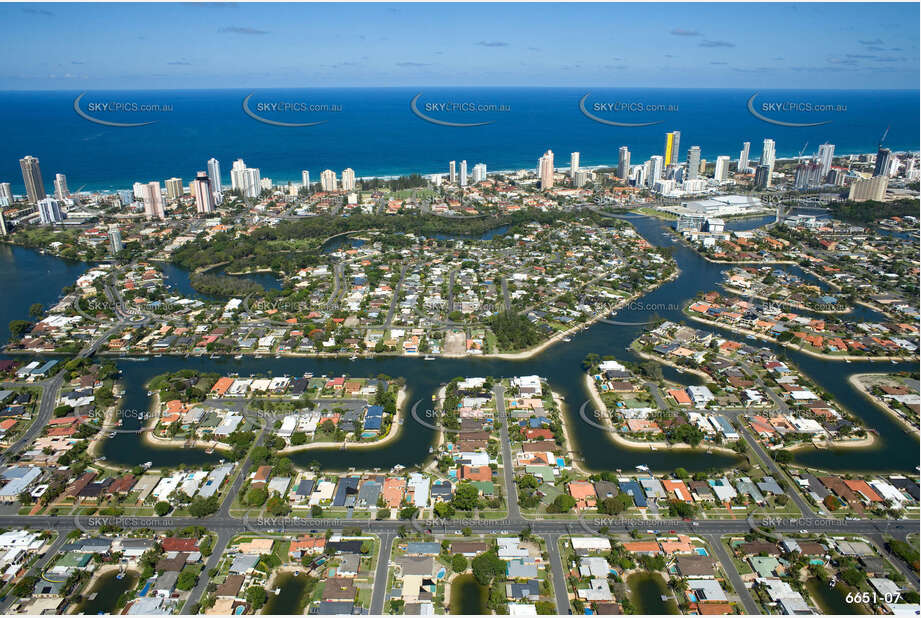 Aerial Photo Broadbeach Waters QLD Aerial Photography