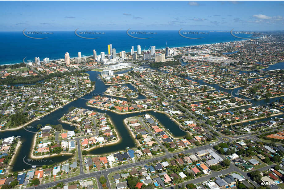 Aerial Photo Broadbeach Waters QLD Aerial Photography