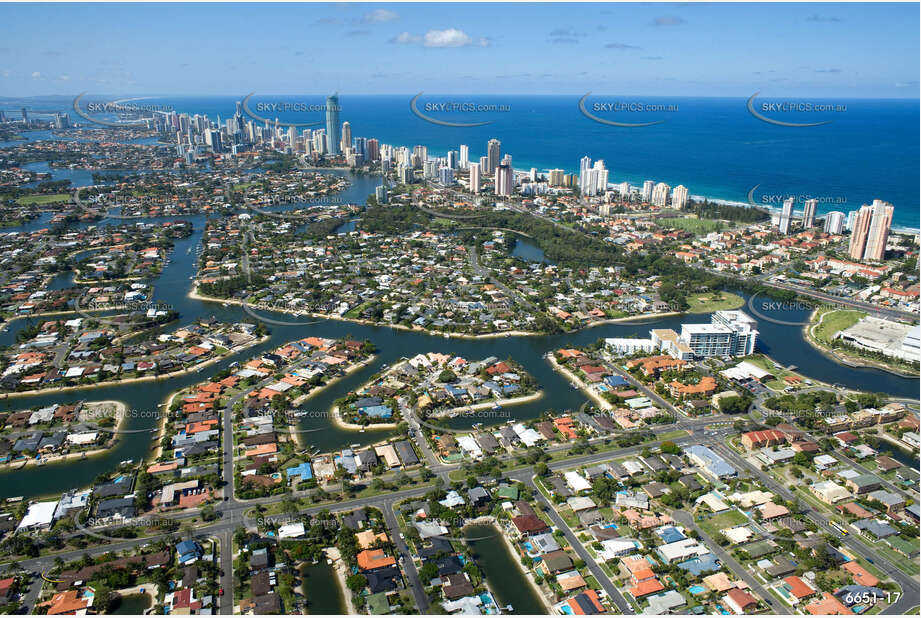 Aerial Photo Broadbeach Waters QLD Aerial Photography